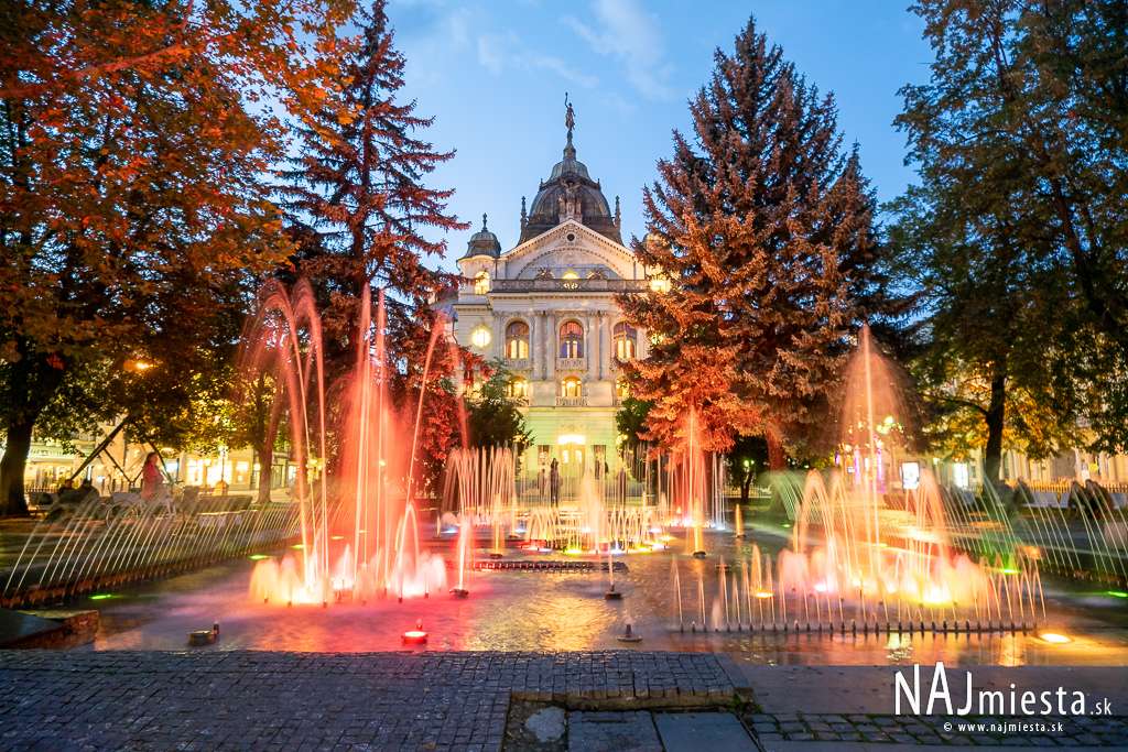 Spievajúca fontána - Košice